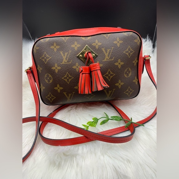 Louis Vuitton Handbags - LOUIS VUITTON Monogram Saintonge Red